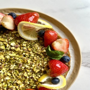 Pistachio Olive Oil Cake